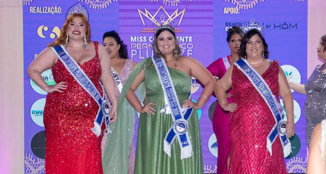 Miss Continente Pernambuco Pluz Size coroa novas representantes do Estado