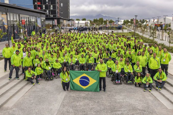 Delegação brasileira paralímpica 