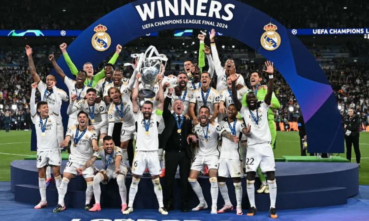 O Real Madrid é o atual campeão da Champions League