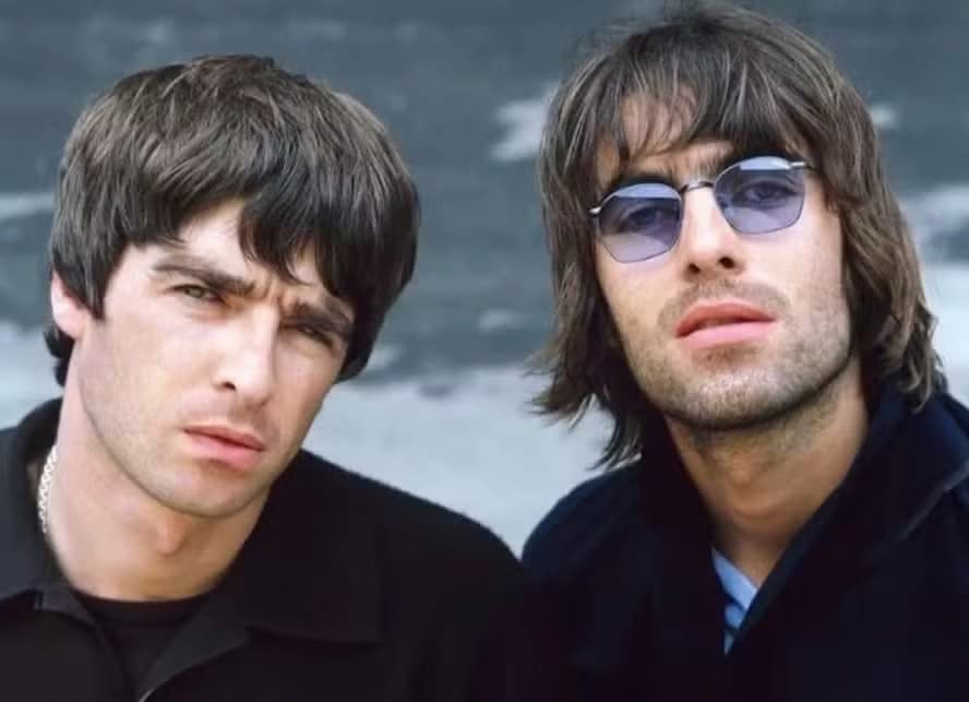 Noel e Liam Gallagher, do Oasis 