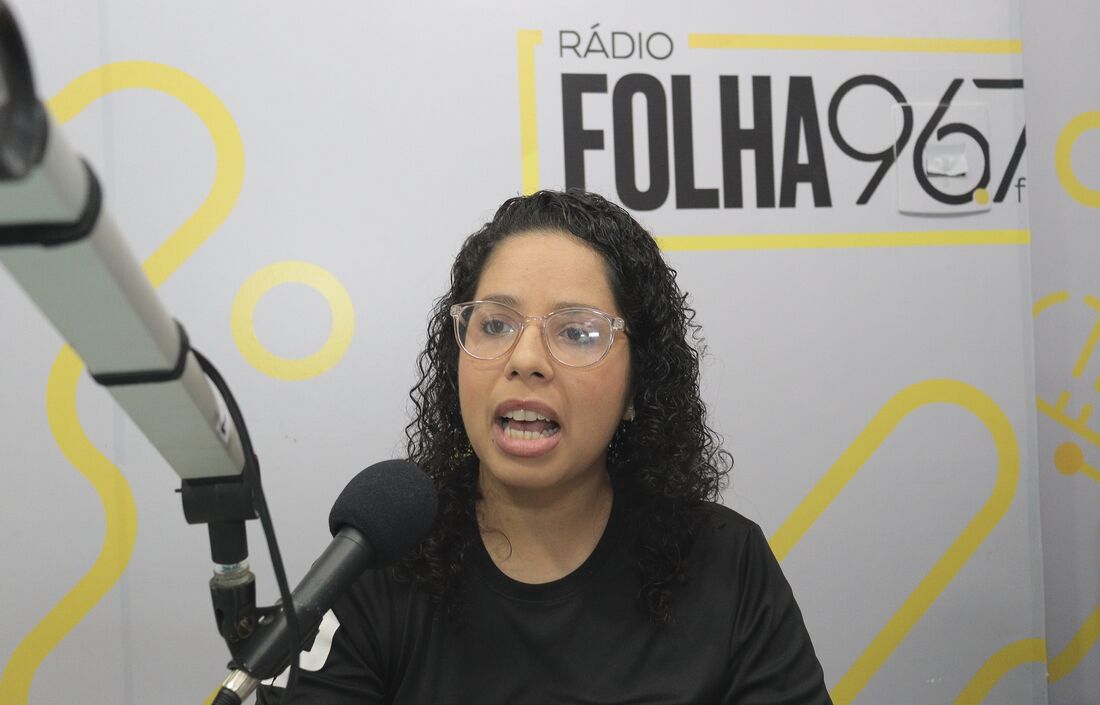 Candidata da Unidade Popular (UP) à Prefeitura do Recife, Ludmila Outtes