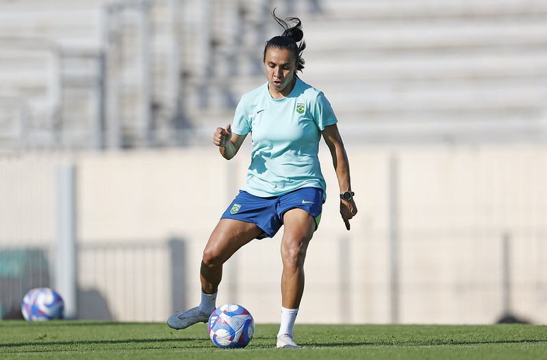 Marta, meia da seleção brasileira