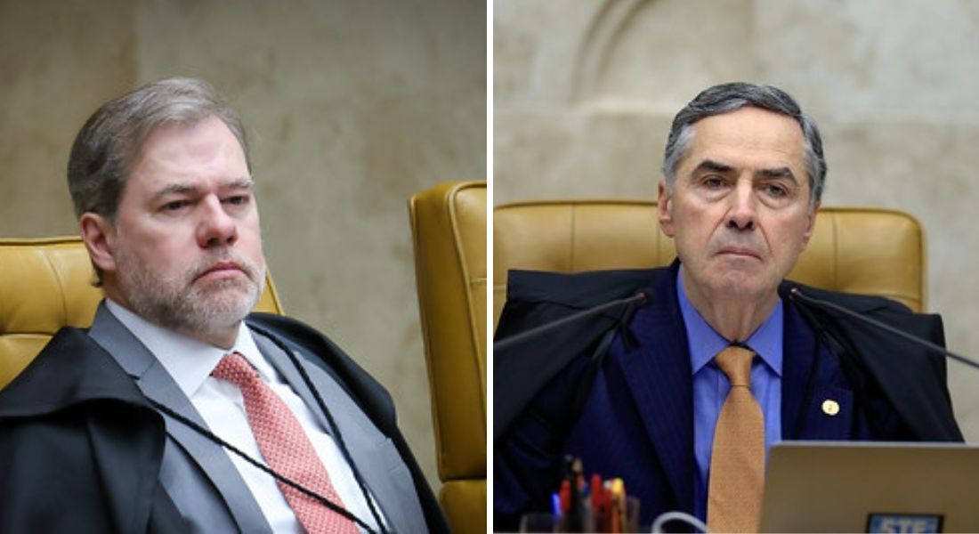 Dias Toffoli e Luís Roberto Barroso se desentenderam durante sessão plenária da Corte