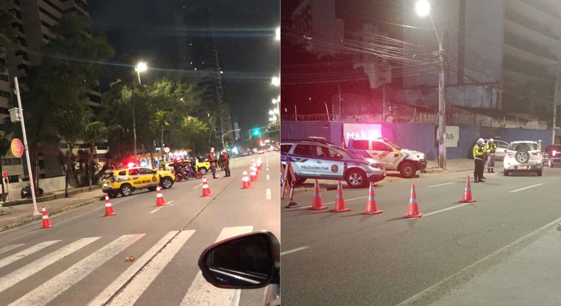 Operação contra rolezinhos na Zona Sul do Recife aconteceu na noite da quinta (15) e madrugada desta sexta (16)