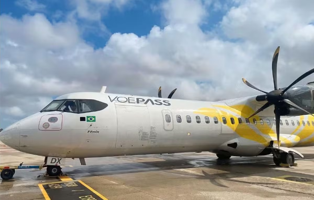 Modelo da Voepass que se acidentou é um ATR-72 500, fabricado em 2010