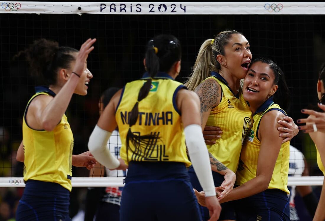 Brasil tem duelo difícil contra os Estados Unidos na semifinal do vôlei feminino 