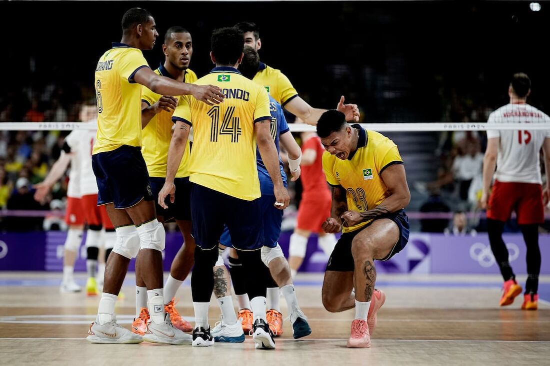 Seleção Brasileira Masculina de Vôlei precisa de vitória para avançar na Olimpíada