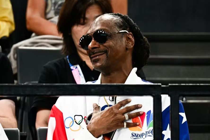 Snoop Dogg também marcou presença nos Jogos Olímpicos 