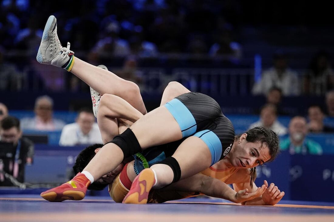 Giullia Penalber foi a única representante brasileira no wrestling 