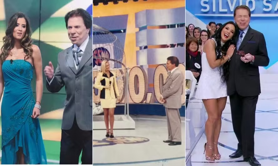 Belas, solteiras e com salto agulha: veja como estão assistentes de palco de Silvio Santos, que marcaram a TV 