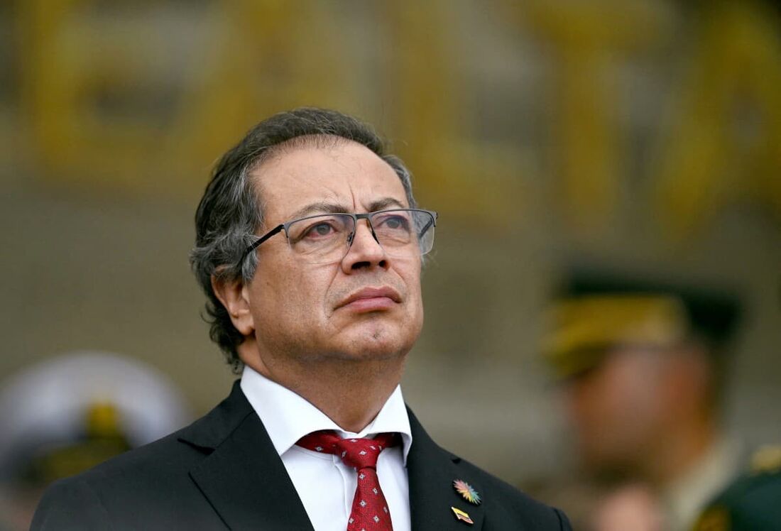 O presidente colombiano Gustavo Petro