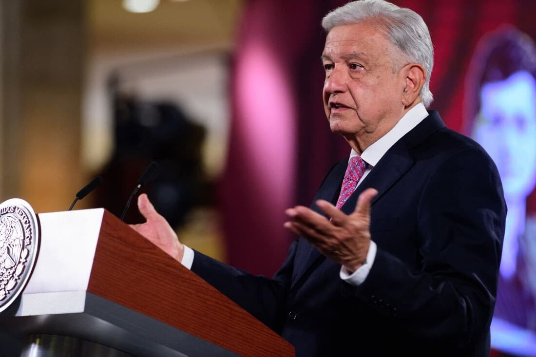 O Presidente do México, Andrés Manuel Lopez Obrador