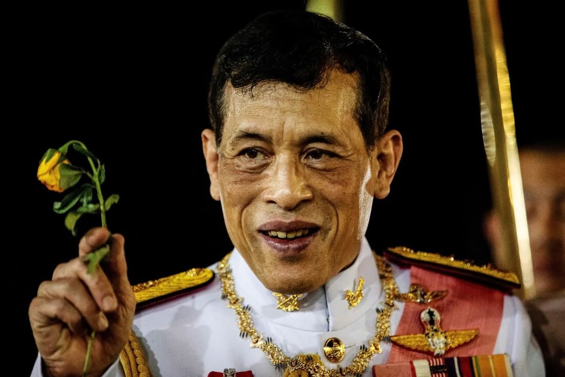 O rei da Tailândia Maha Vajiralongkorn 