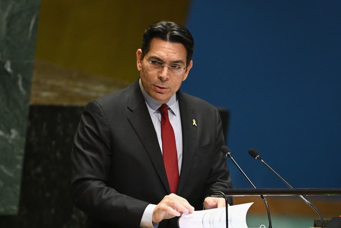 O Embaixador Danny Danon, Representante Permanente de Israel na ONU