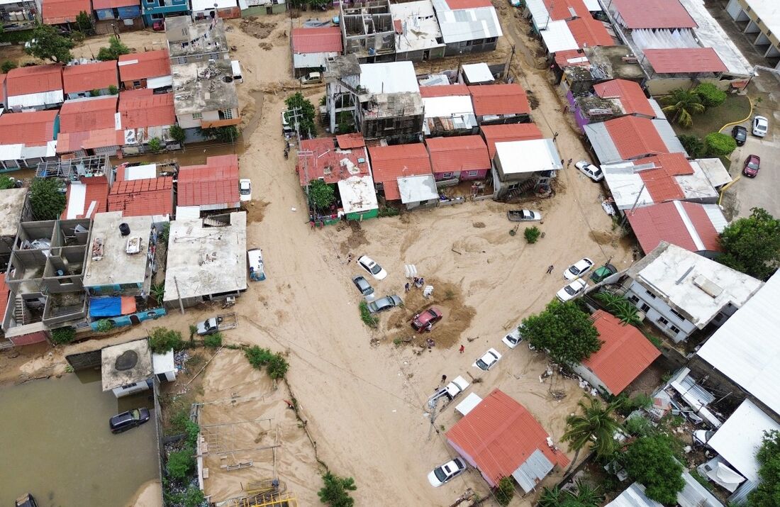 O balneário de Acapulco foi o mais danificado