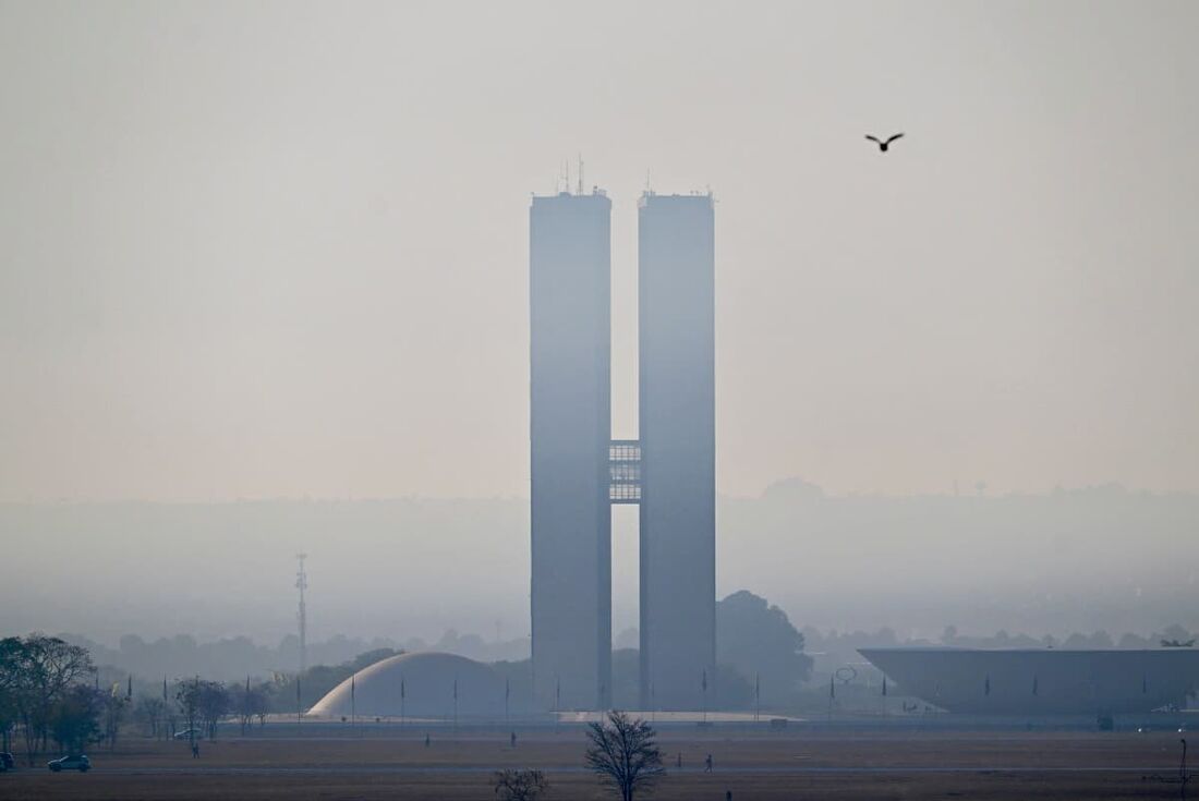 O prédio do Congresso Nacional em Brasília