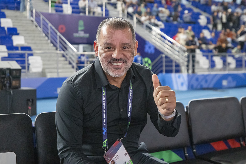 Marquinhos Xavier, treinador da seleção brasileira de futsal