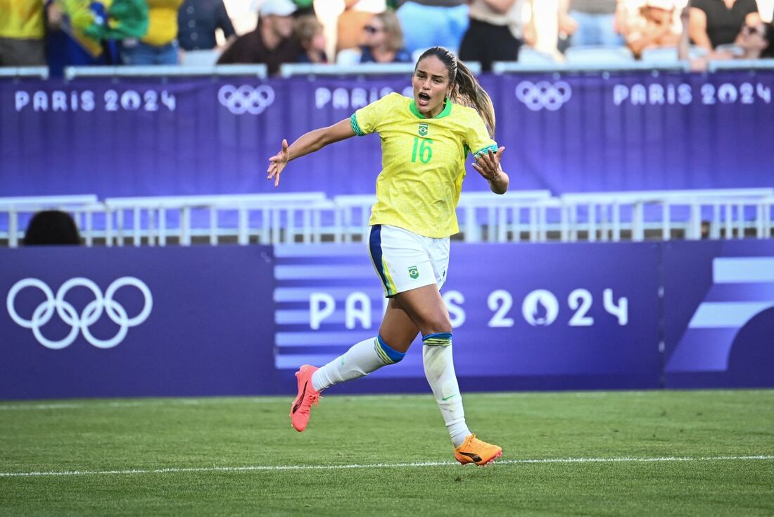 Gabi Nunes nas Olimpíadas de Paris