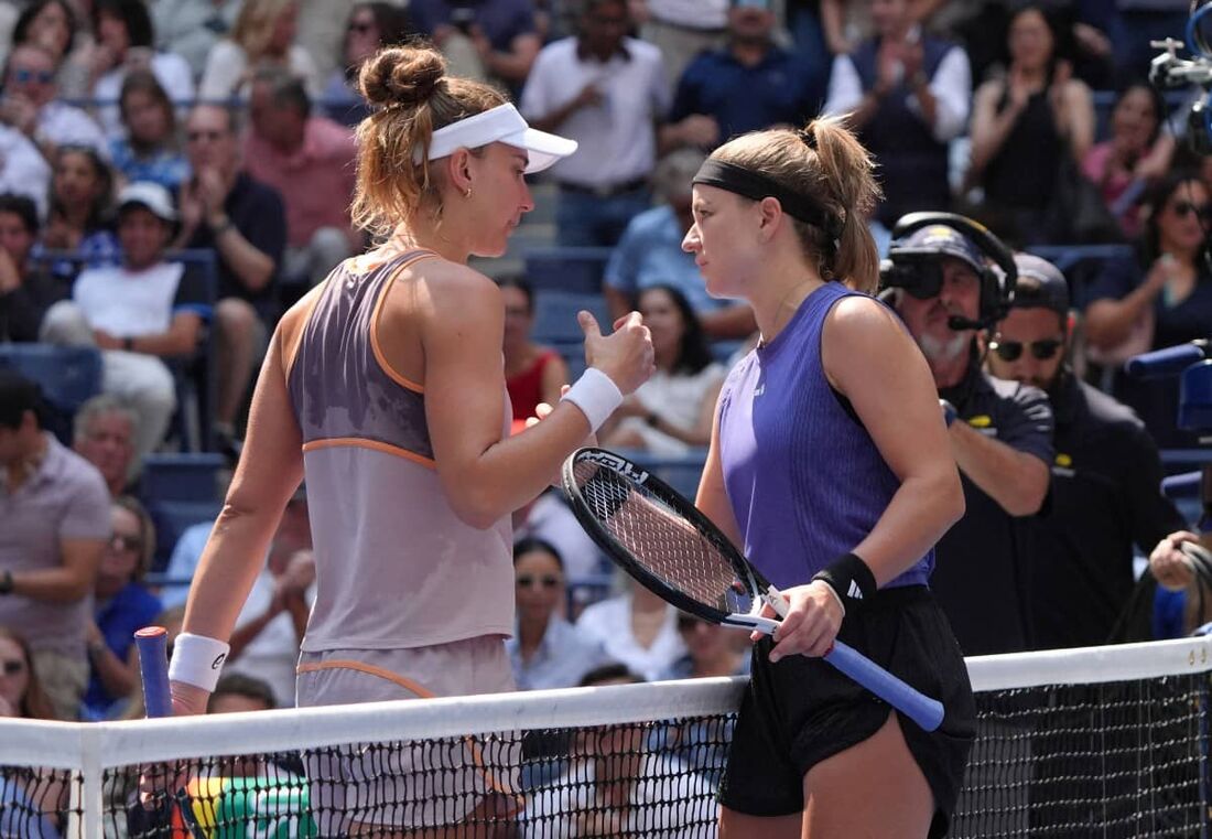 Bia Haddad parou na tcheca Karolina Muchova nas quartas do US Open 