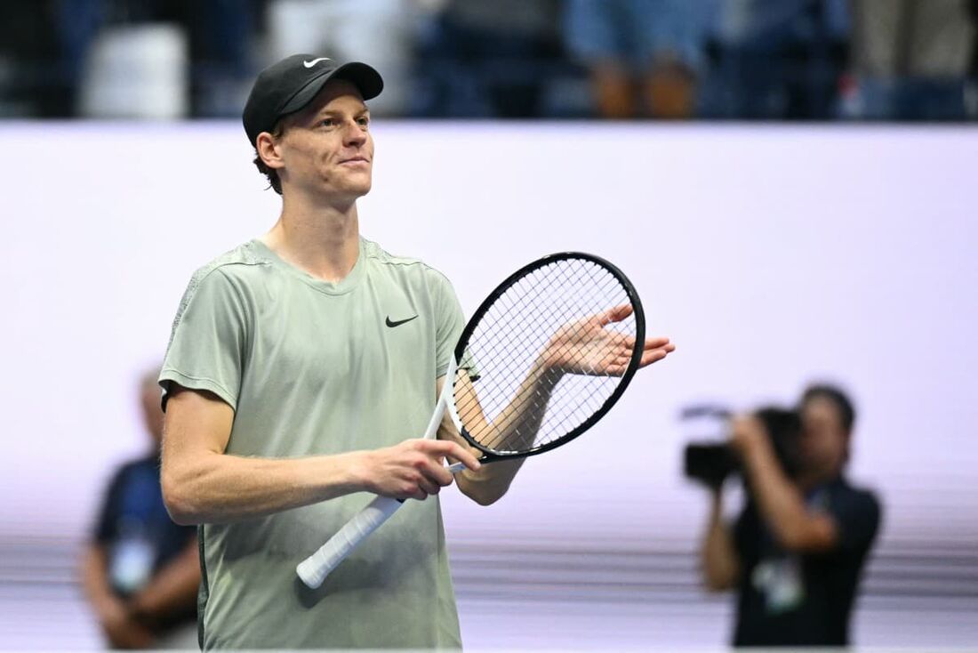 Jannik Sinner, tenista italiano que lidera o ranking da ATP 