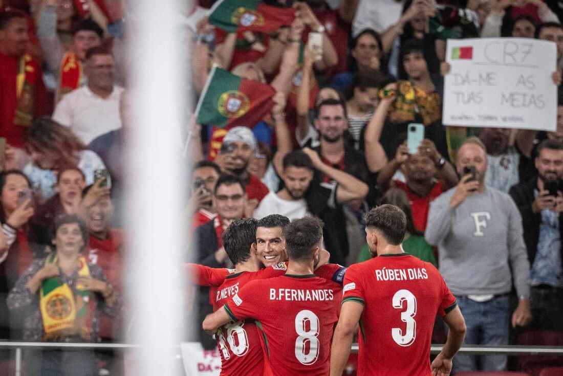 Cristiano Ronaldo marcou o gol que deu a vitória a Portugal sobre a Escócia