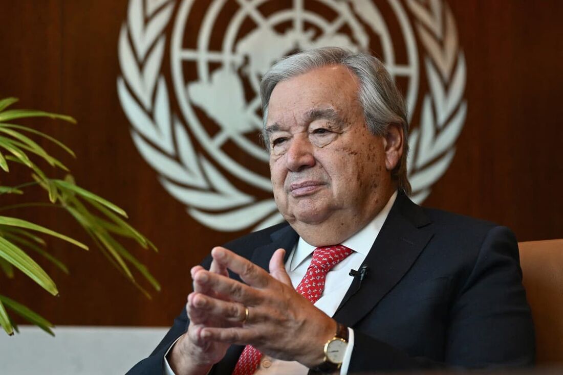 O secretário-geral da ONU, Antonio Guterres