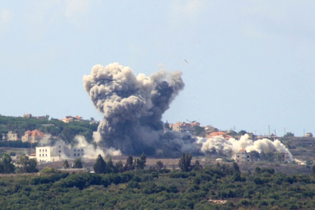 Bombardeio israelense contra o Hezbollah 