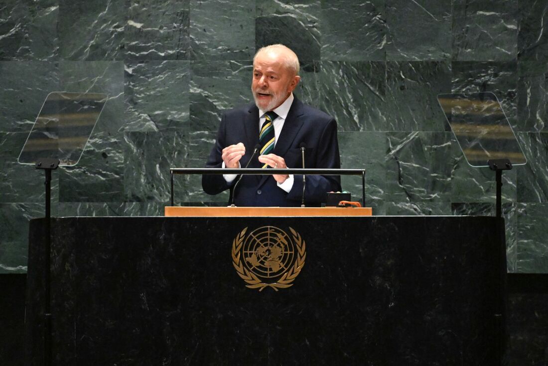 Lula, em discurso na ONU