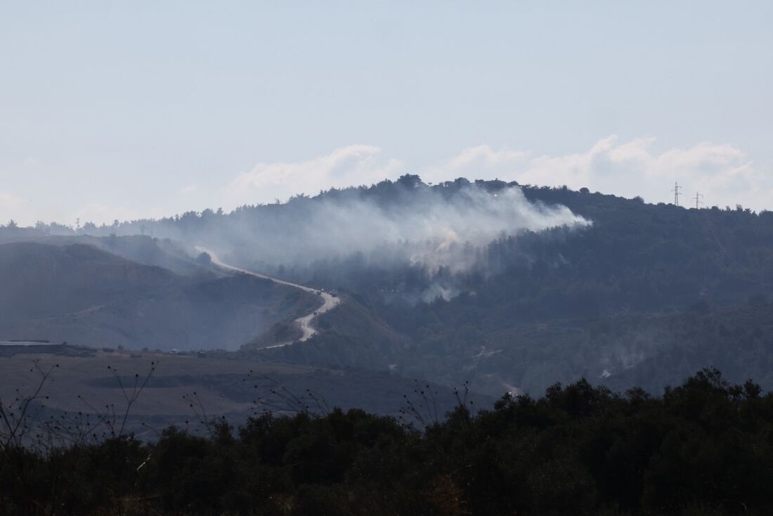 Bombardeios israelenses no sul do Líbano