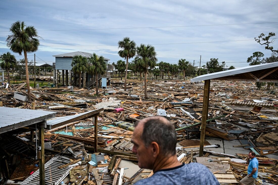 Danos do Furacão Helene na Flórida, Estados Unidos