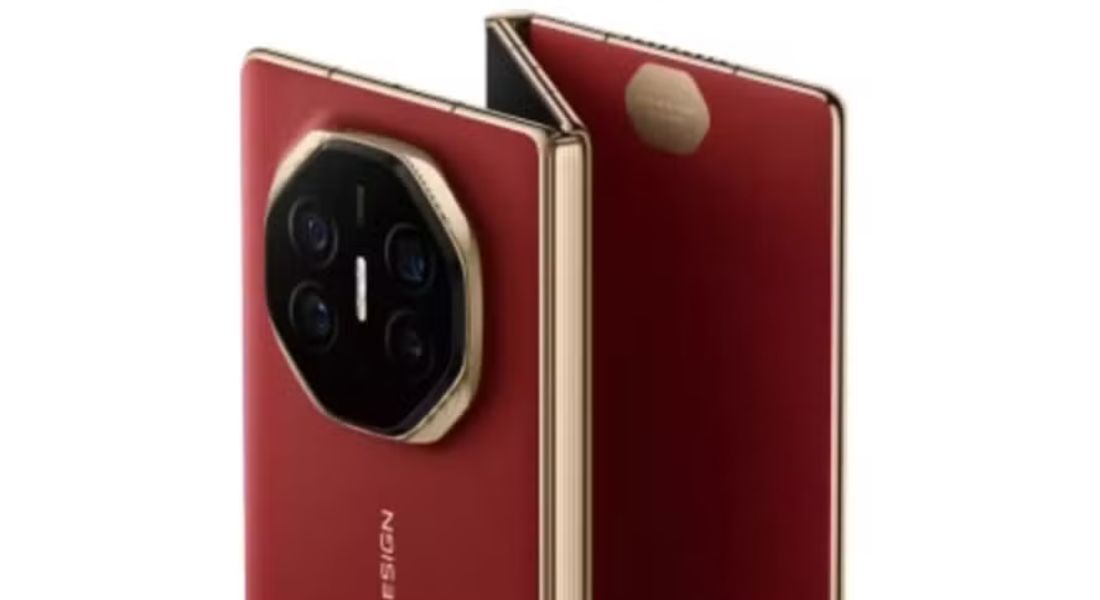 Imagem do Mate XT divulgada no site chinês da Huawei 