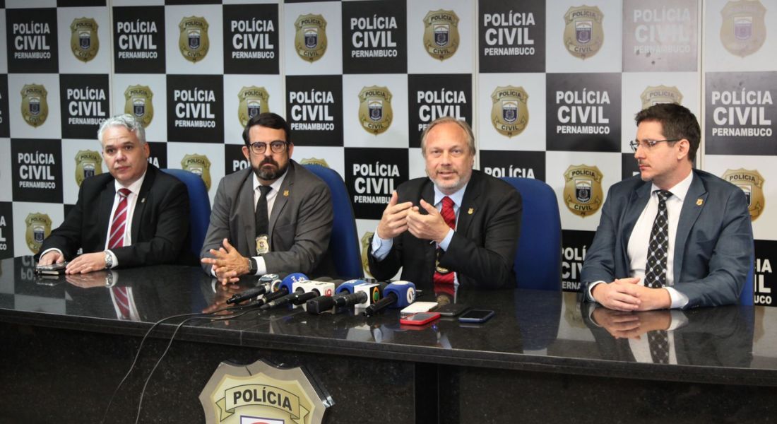 Delegado geral da Polícia Civil de Pernambuco, Renato Rocha fala sobre a operação na qual foi presa Deolane Bezerra em entrevista coletiva