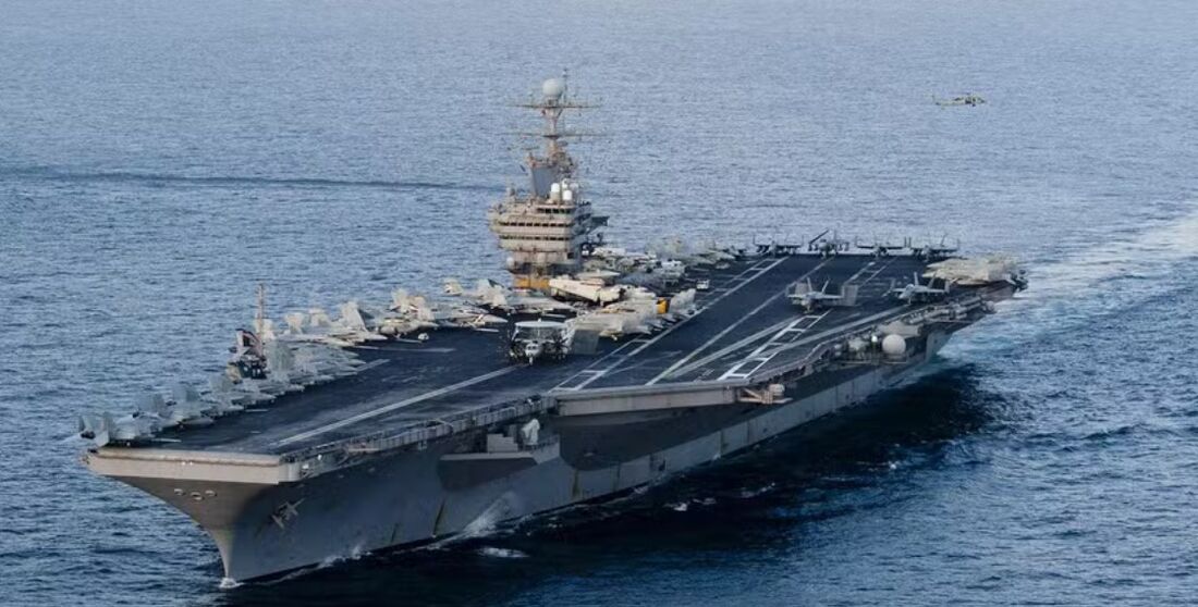 Porta-aviões USS Nimitz, da Marinha dos EUA 