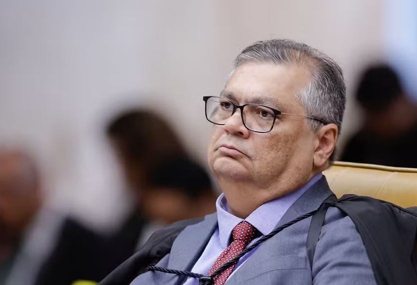 O ministro Flávio Dino, durante sessão do STF 