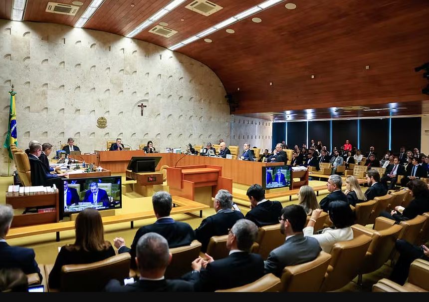 Plenário do STF durante sessão de julgamento 