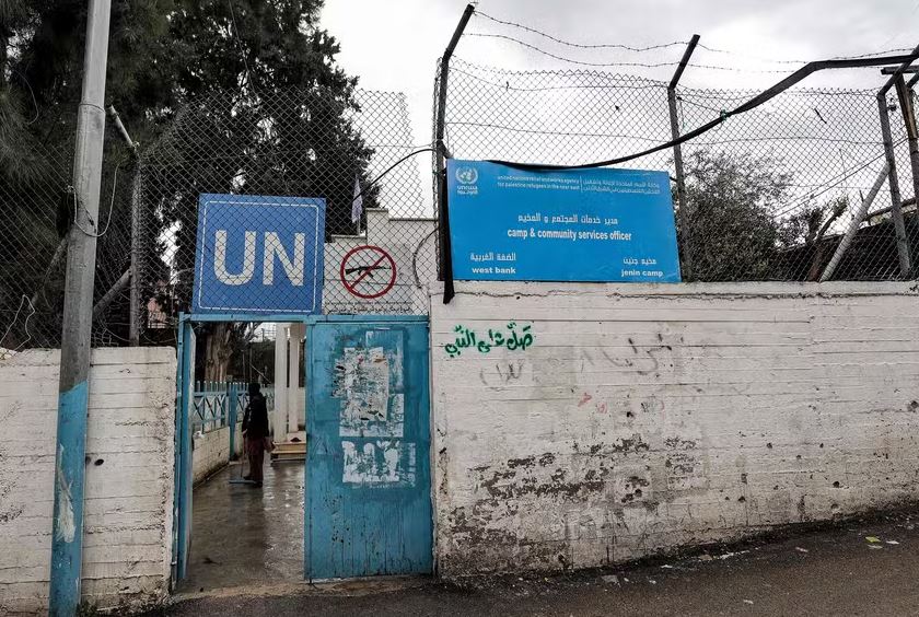 Instalação da UNRWA em Jenin, na Cisjordânia 