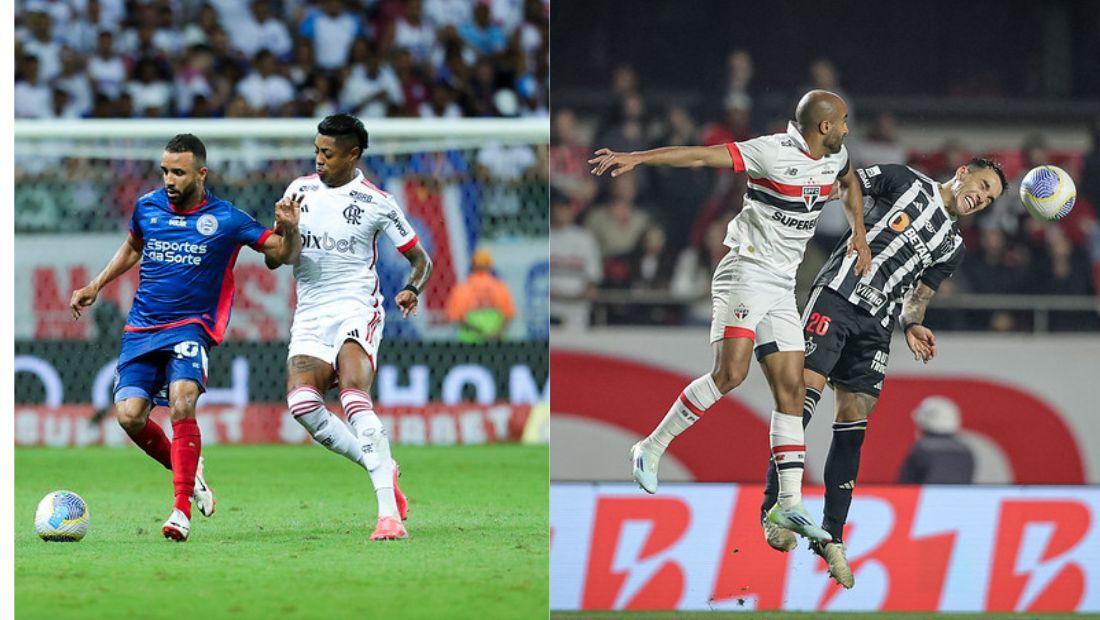 Flamengo x Bahia e Atlético-MG x São Paulo se enfrentam pelas quartas de final da Copa do Brasil