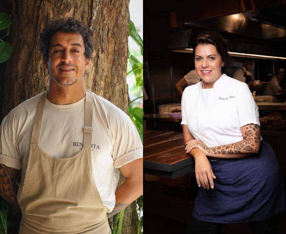 O chef Dario Costa vai receber Janaína Torres em seu Benedita, em Fernando de Noronha