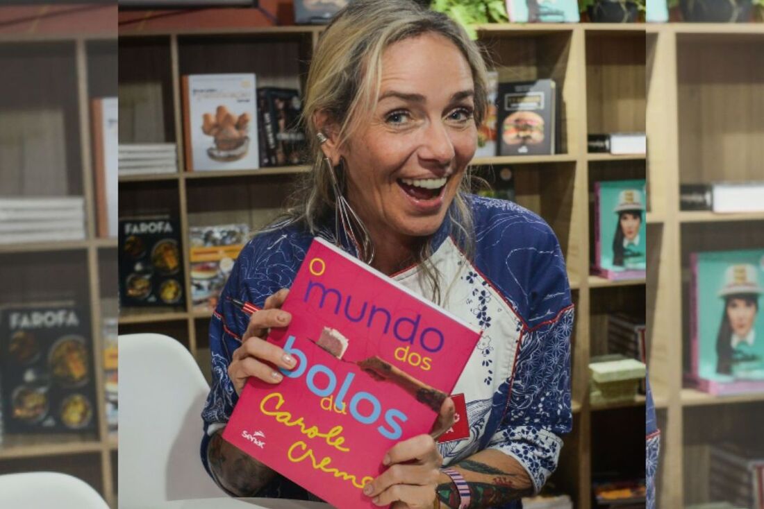 No livro, Carole Crema reúne dicas e receitas para quem curte e deseja fazer bolos 