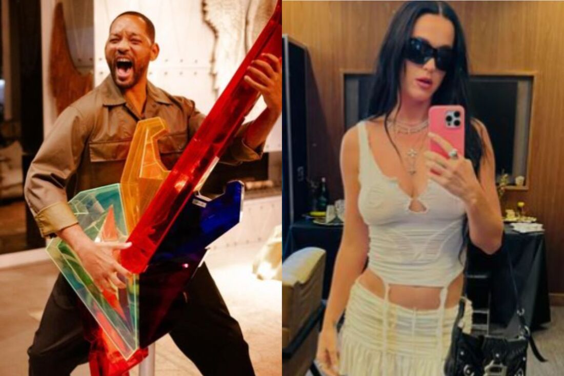 Will Smith e Katy Perry estão com intensa agenda durante a estadia no Brasil