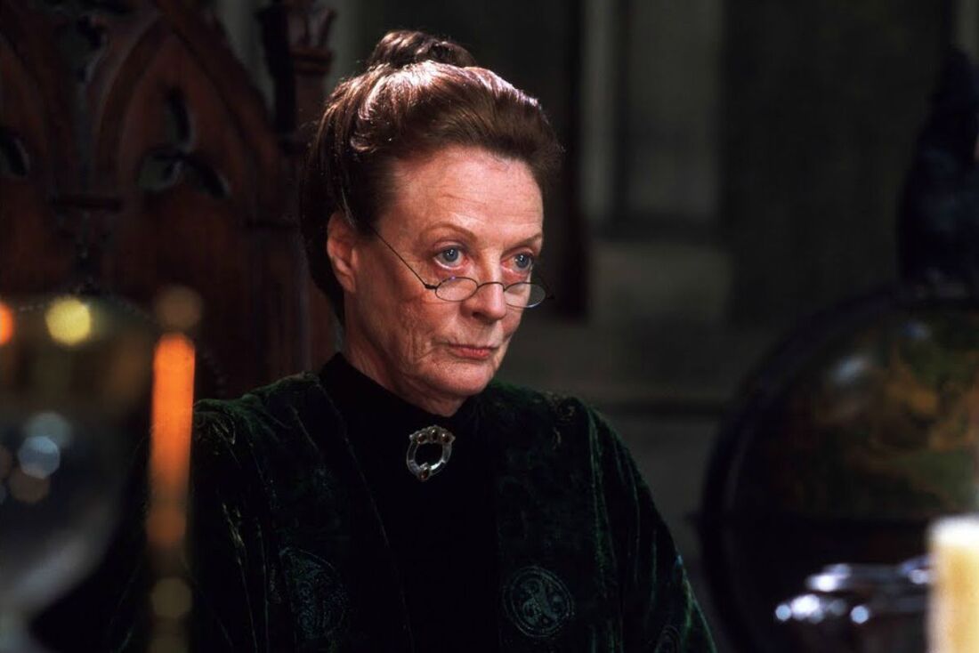 Maggie Smith ficou conhecida pelo seu papel em ''Harry Potter'', como Minerva McGonagall