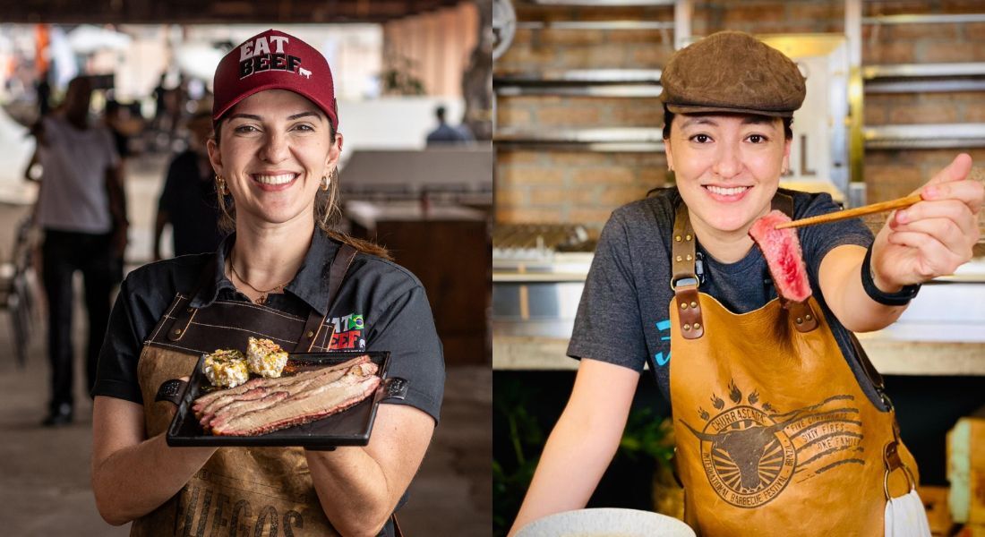 Chefs Júlia Carvalho e Lígia Kazawa são convidadas do ChurrasCarva, neste sábado (28)