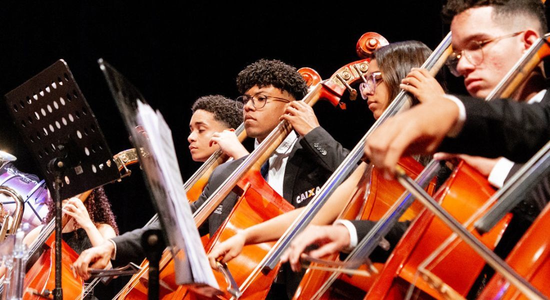 Orquestra Criança Cidadã faz concerto gratuito celebrativo aos seus 18 anos, nesta terça (10), no Santa Isabel