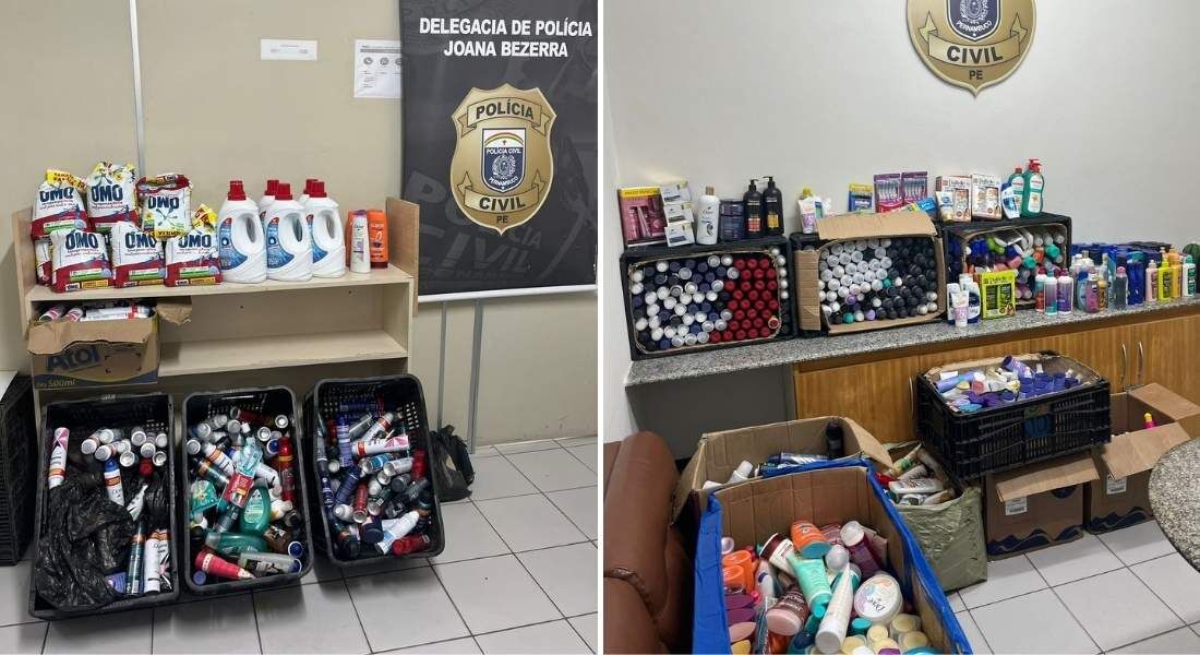 Produtos foram apreendidos pela Polícia Civil de Pernambuco. Farmácias denunciaram