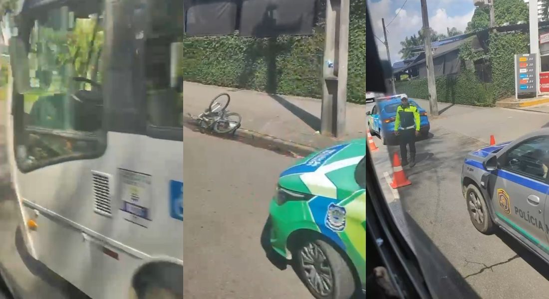 Acidente aconteceu na rua João Tude de Melo, nesta segunda (16)