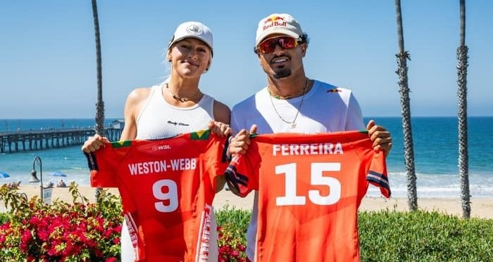 Tati Weston-Webb e Italo Ferreira são os representantes do Brasil no WSL Finals 2024 