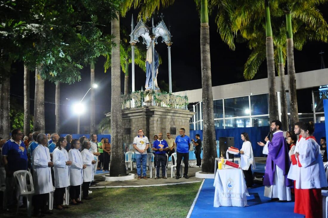 Missa da Saudade em homenagem às vítimas que morreram na tragédia: Maria da Conceição França Pinto, e de Antônio José dos Santos