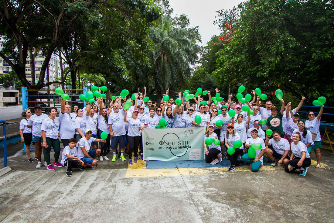 Caminhada para celebra Setembro Amarelo 