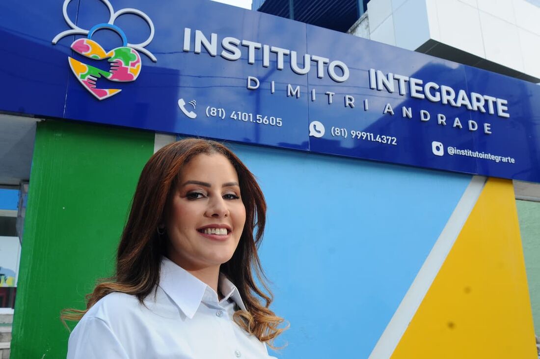 Frínea Andrade, idealizadora do Instituto Integrarte Dimitri Andrade