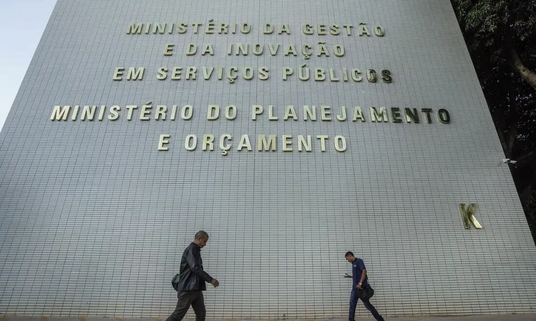 Fachada do Ministério da Gestão e da Inovação em Serviços Públicos, em Brasília